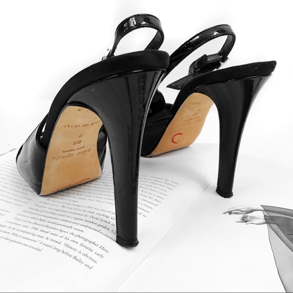 Kate spade black patent leather pumps - Picture 3 of 3